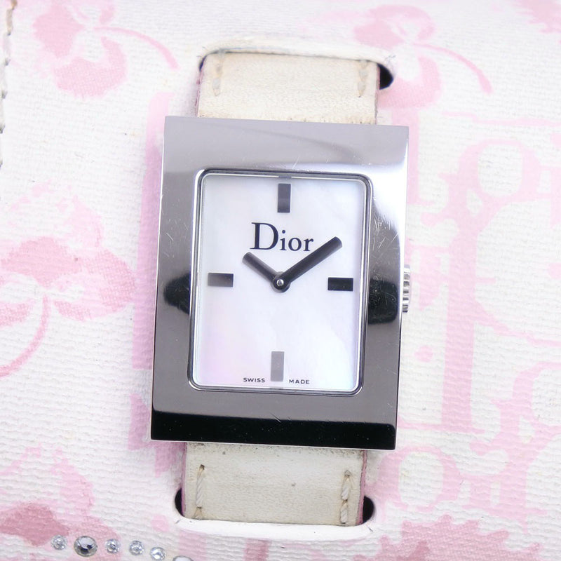 Dior] Christian Dior Maris D78-109 Watch Stainless steel x leather