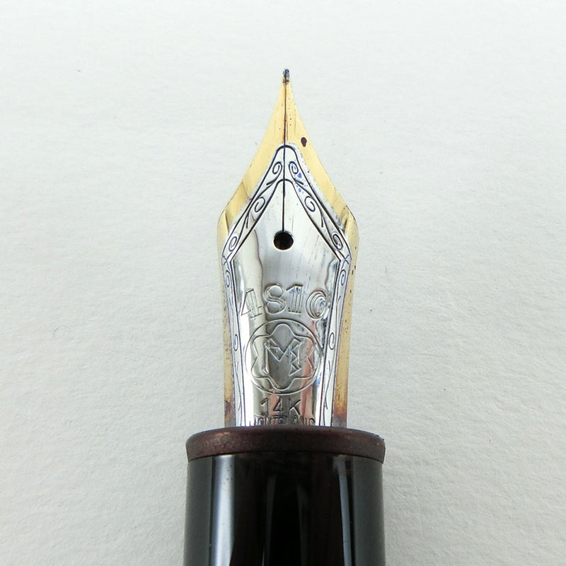 [MONTBLANC] Montblanc 
 Meisterstick fountain pen 
 Pen tip 14K no146 Resin-based black meISTERSTICA-Rank
