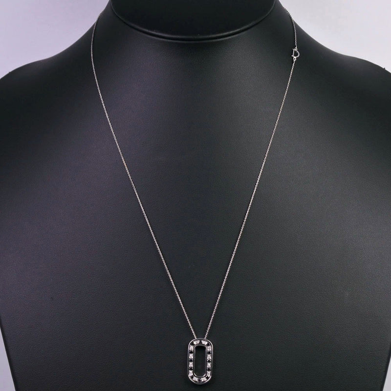 [达米亚尼]达米亚尼 
 贝尔·埃索克项链 
 K18白金X黑色钻石X钻石大约5.9克美女时代中性a级