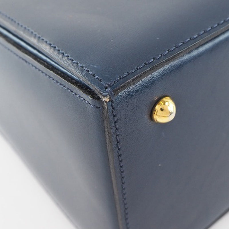 [Kanematsu] Kanematsu 
 TOWANNY handbag 
 Calf blue magnet type TOWANNY Ladies