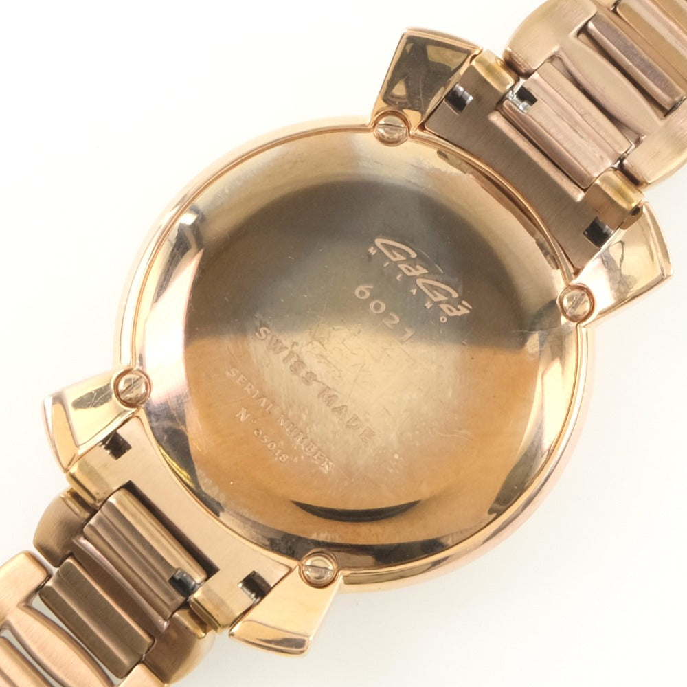 Gaga Milano】ガガ・ミラノ マヌアーレ 腕時計 6021 クオーツ