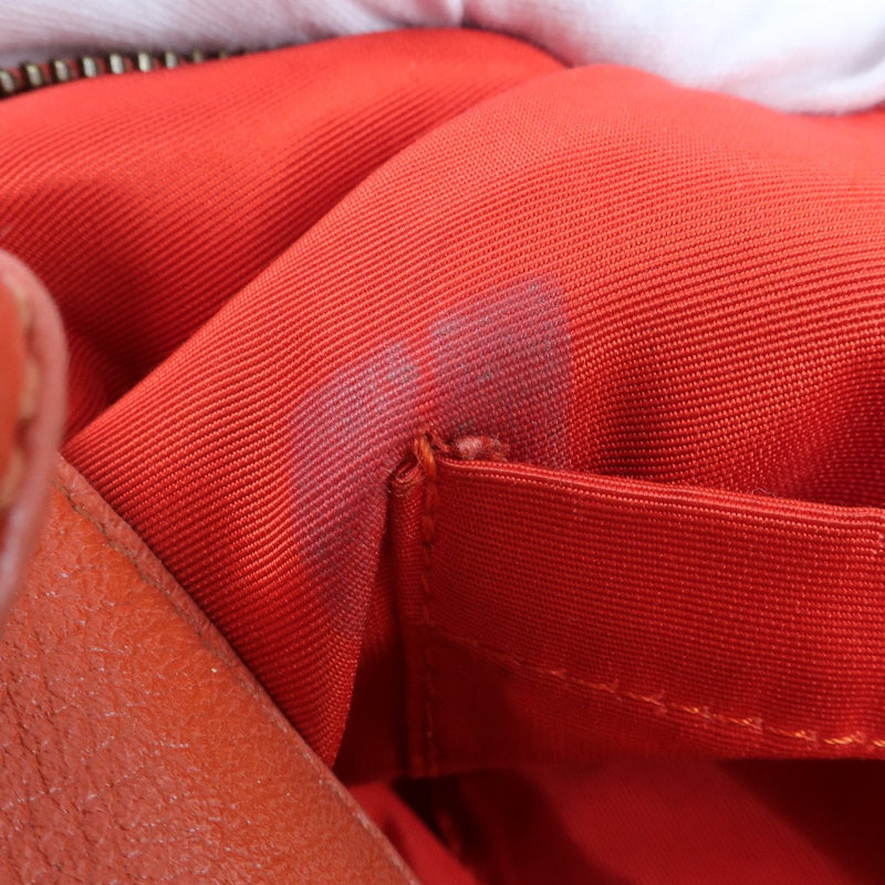[Samantha Thavasa] Samantha Thavasa 
 2Way肩部手提袋 
 皮革橙色紧固件2Wayshoulder女士