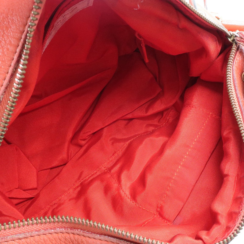 [Samantha Thavasa] Samantha Thavasa 
 2way shoulder tote bag 
 Leather Orange Fastener 2WAYSHOULDER Ladies