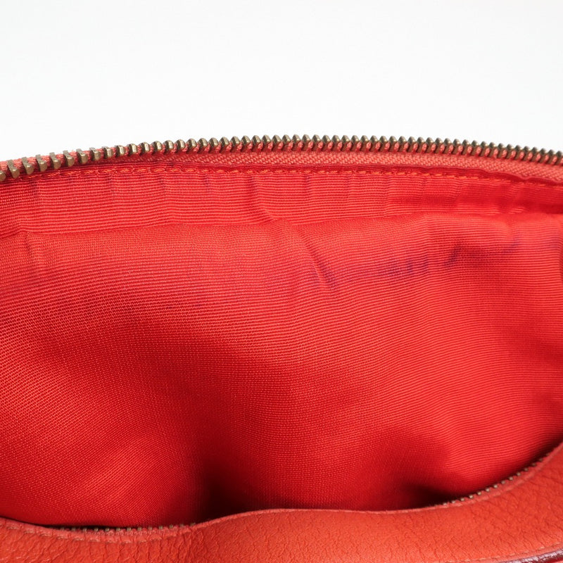 [Samantha Thavasa] Samantha Thavasa 
 2way shoulder tote bag 
 Leather Orange Fastener 2WAYSHOULDER Ladies