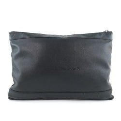 [BALENCIAGA] Balenciaga 
 Navy clip M second bag 
 Clutch bag 37373 Calf Black Fastener Navy Clip M Unisex