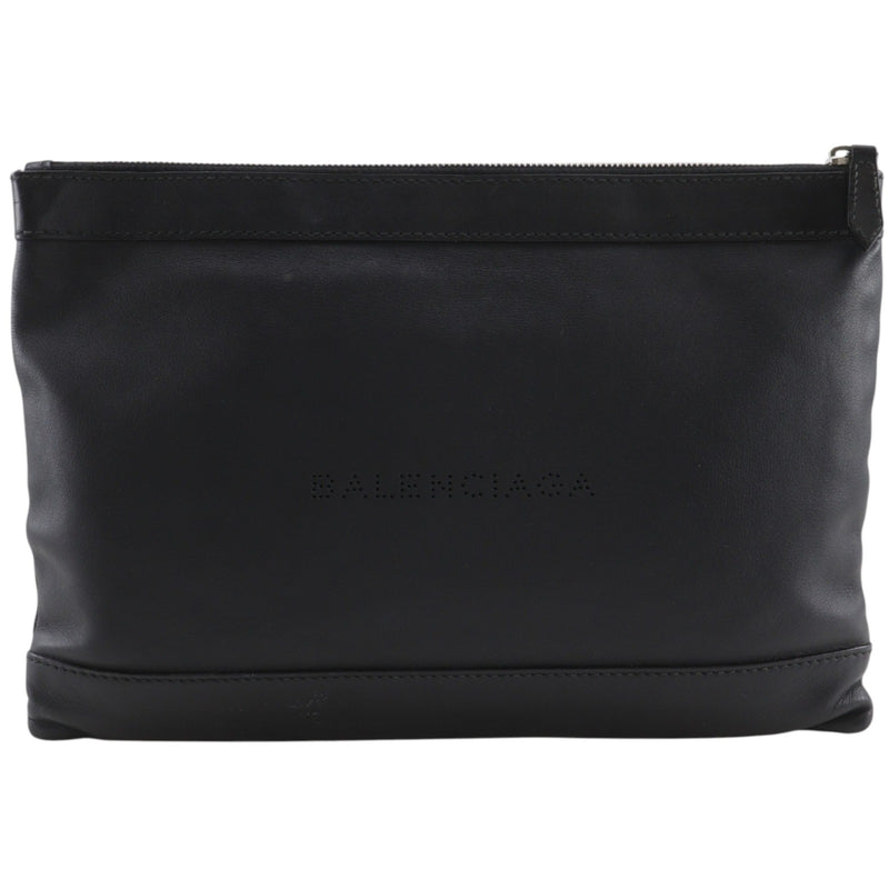 【BALENCIAGA】バレンシアガ ネイビー クリップM セカンドバッグ
 37373