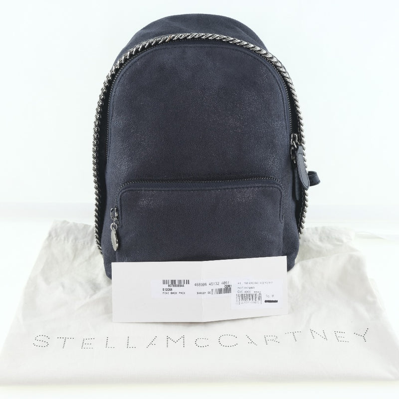 [Stella McCartney] Stella McCartney 
 Backpack backpack daypack 
 Leather navy fastener Backpack Unisex