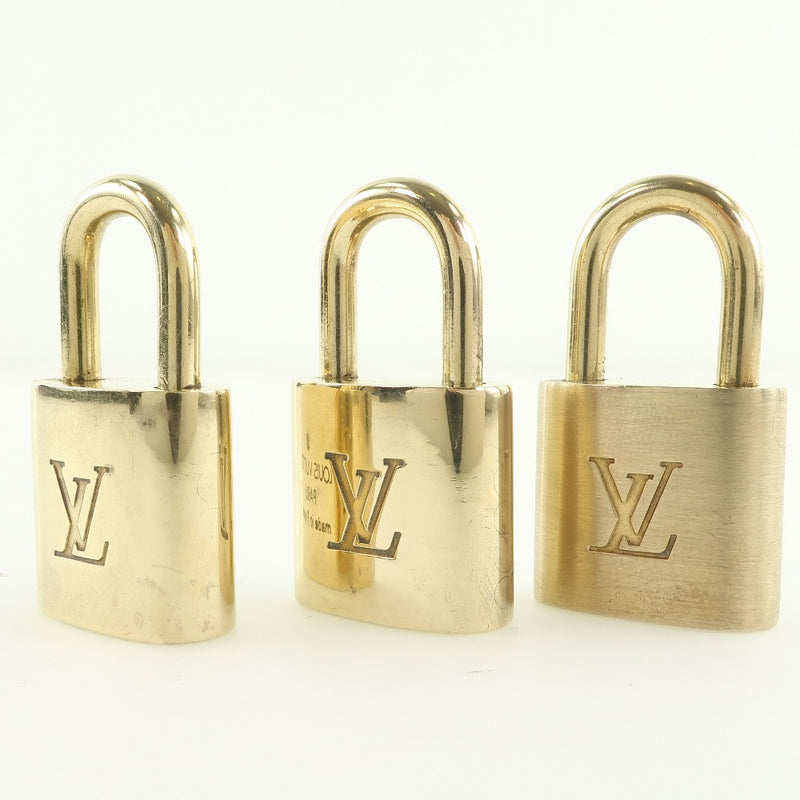【LOUIS VUITTON】ルイ・ヴィトン
 パドロック＆キー カデナ
 真鍮 ゴールド 錠前 Padlock & key ユニセックス