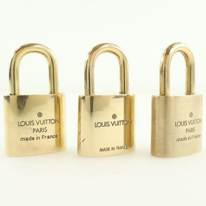 【LOUIS VUITTON】ルイ・ヴィトン
 パドロック＆キー カデナ
 真鍮 ゴールド 錠前 Padlock & key ユニセックス