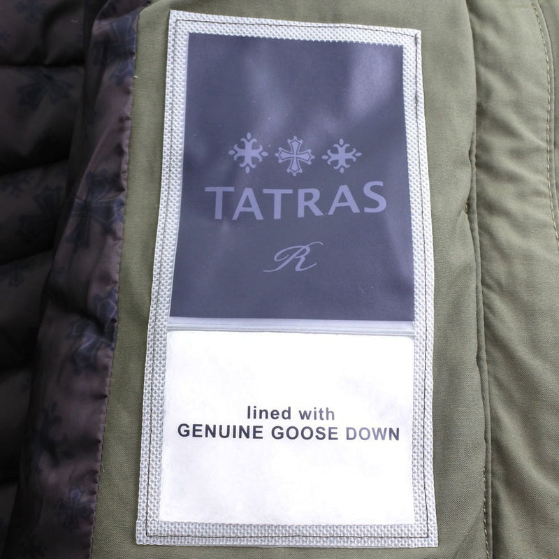 【TATRAS】タトラス
 ミリタリーコート
 コットン×ポリエステル カーキ メンズ