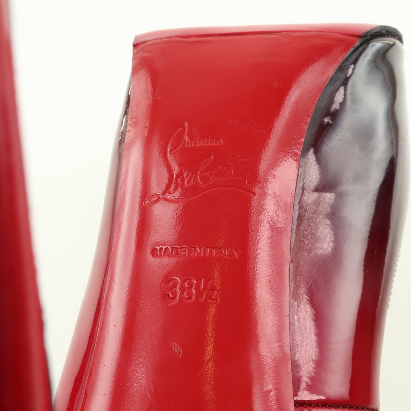 [Christian Louboutin]克里斯蒂安·卢布丹 
 泵 
 鞋跟搪瓷红/葡萄酒红女士