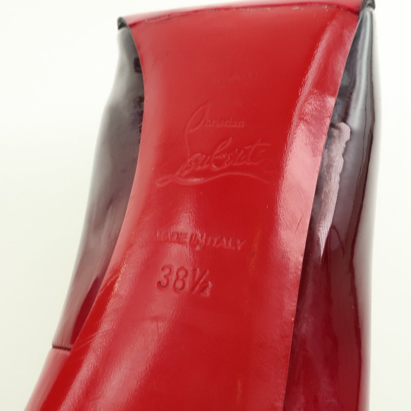[Christian Louboutin]克里斯蒂安·卢布丹 
 泵 
 鞋跟搪瓷红/葡萄酒红女士