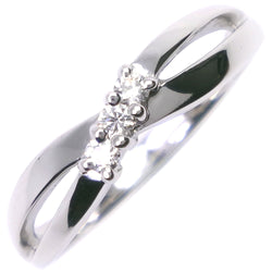 [4 ℃] Yon Sea 
 No. 8 ring / ring 
 K18 White Gold x Diamond about 2.8G Ladies A+Rank