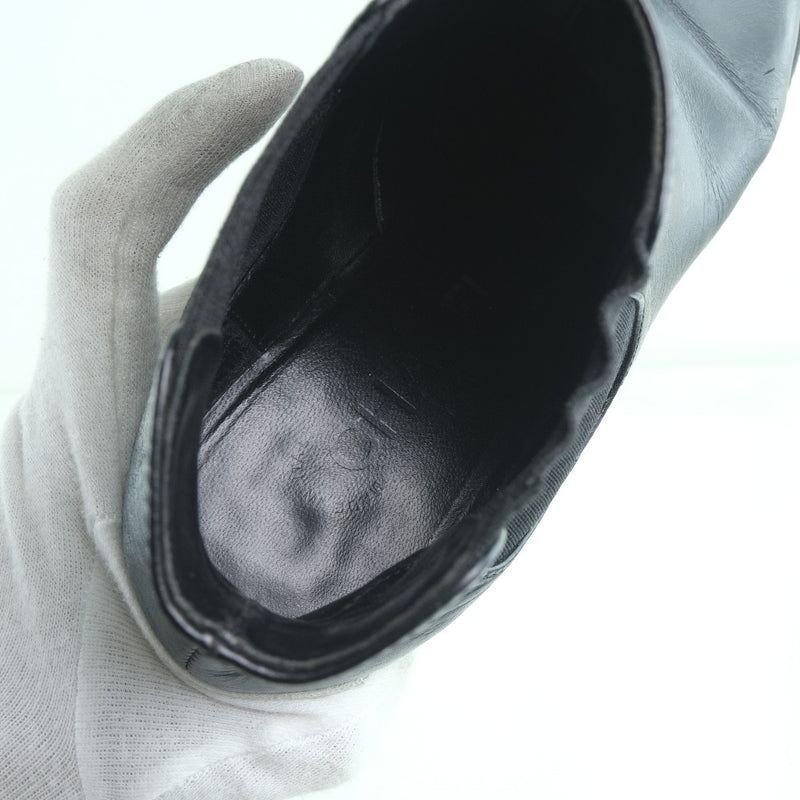 [Chanel] Chanel 
 Botas cortas 
 G33353 Calf Black Short Boots Damas