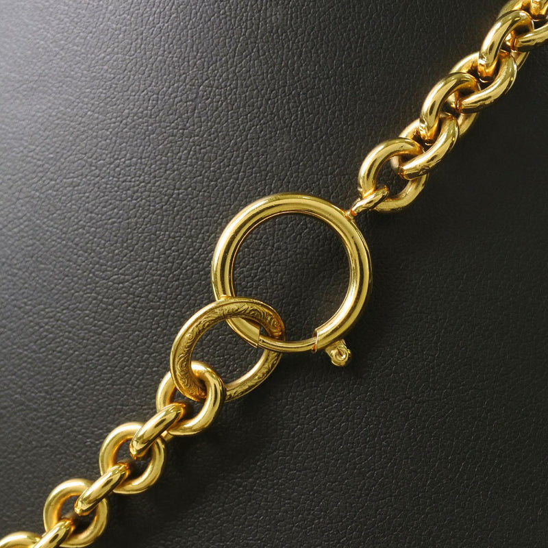 [CHANEL] Chanel 
 Cocomark necklace 
 Vintage gold plating 94p engraved about 73.3g COCO Mark Ladies