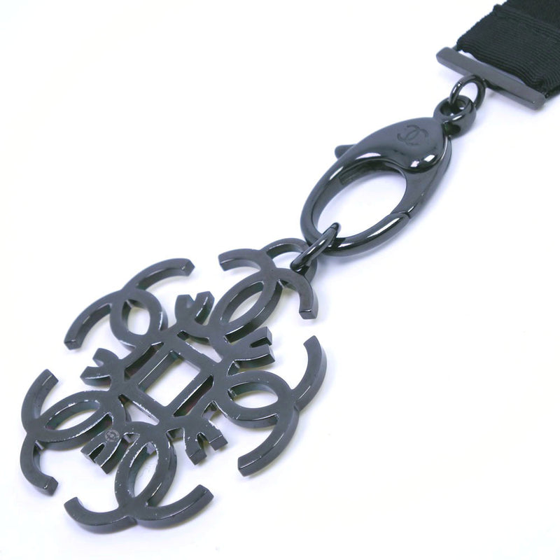 [샤넬] 샤넬 스트랩 목걸이 라인 스톤 블랙 B17S는 약. 54.5G 스트랩 여성