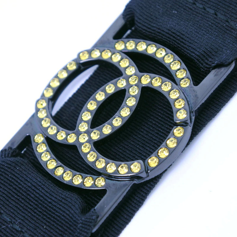 [샤넬] 샤넬 스트랩 목걸이 라인 스톤 블랙 B17S는 약. 54.5G 스트랩 여성