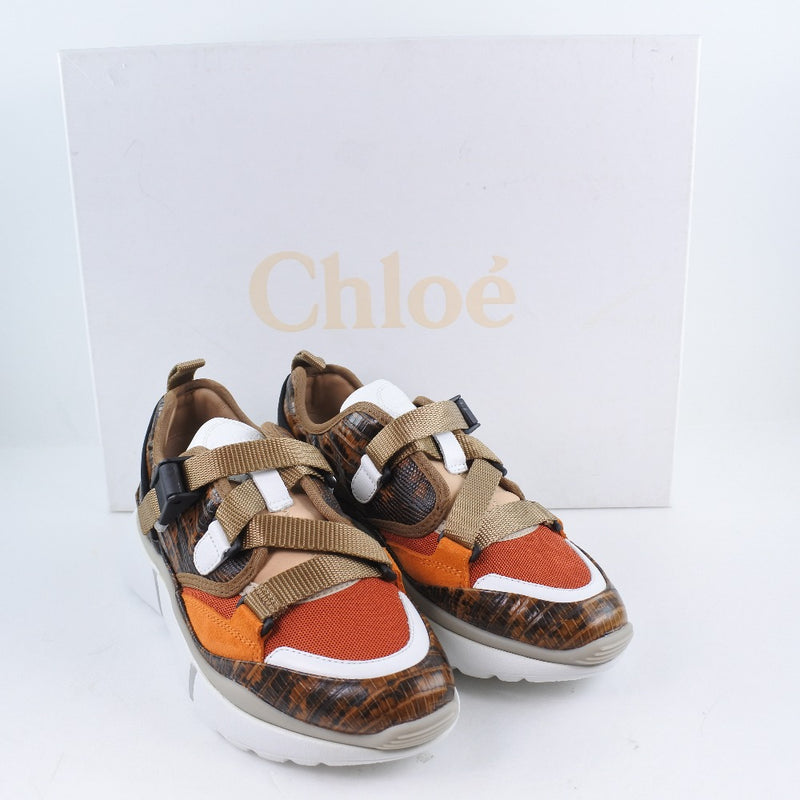 [Chloe] Chloe 
 运动鞋 
 CHC18A0511839V36W皮革茶女士等级