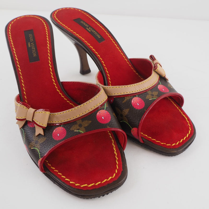 [Louis Vuitton] Louis Vuitton Monogram Cherry Sandal Murakami Monographie monographie Tea TEA MONOGRAP