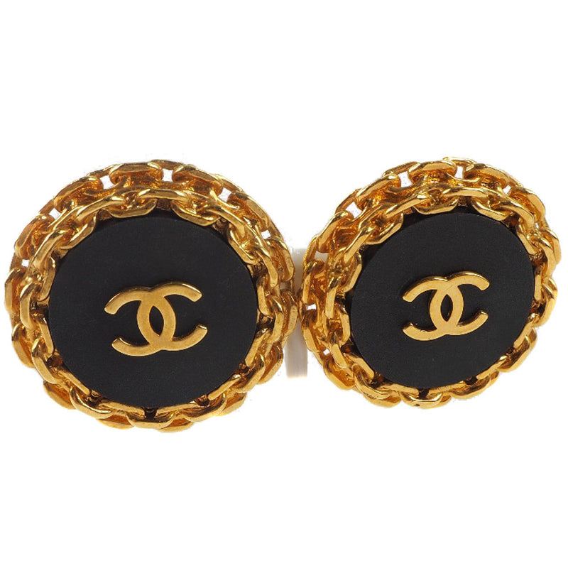 CHANEL】シャネル ココマーク イヤリング ヴィンテージ 金メッキ 