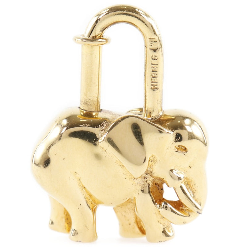 HERMES】エルメス ゾウ カデナ 金メッキ ゴールド elephant ユニ