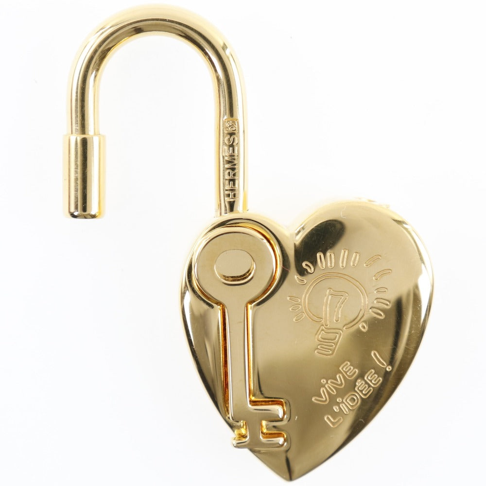 HERMES】エルメス ANNEE DE LA FANTAISIE カデナ ハート 2004 金メッキ
