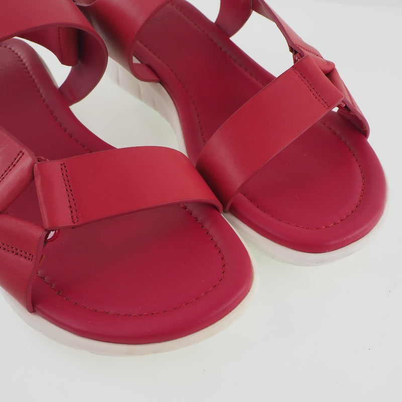 [moncler]蒙克勒 
 运动凉鞋凉鞋 
 皮革红色运动凉鞋女士