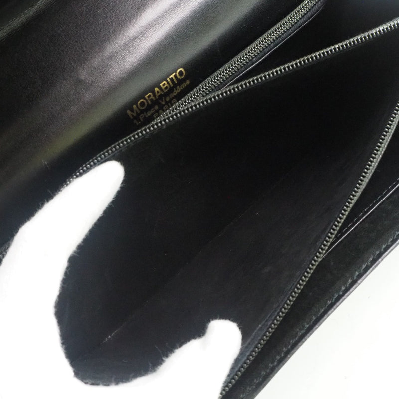 [Morabito] Morabito 2way 어깨 핸드백 악어 블랙 플랩 2Wayshoulder Women 's