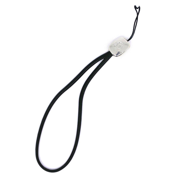 [Georg Jensen] Georg Jensen G Mark Strap Rubber x Silver 925 Silver G Mark Unisex A-Rank