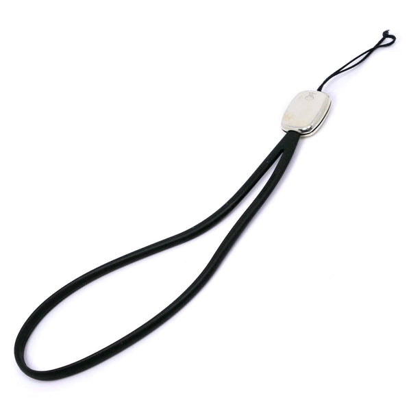 [Georg Jensen] Georg Jensen G Mark Strap Rubber x Silver 925 Silver G Mark Unisex A-Rank