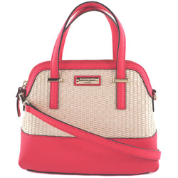 [Kate Spade] Kate Spade CEDAR STREET STRAW SMALL MAISE Shoulder Bag 2way shoulder cowhide Raspberry Pink Fastener CEDAR STREET STRAW SMALL MAISE Ladies A Rank