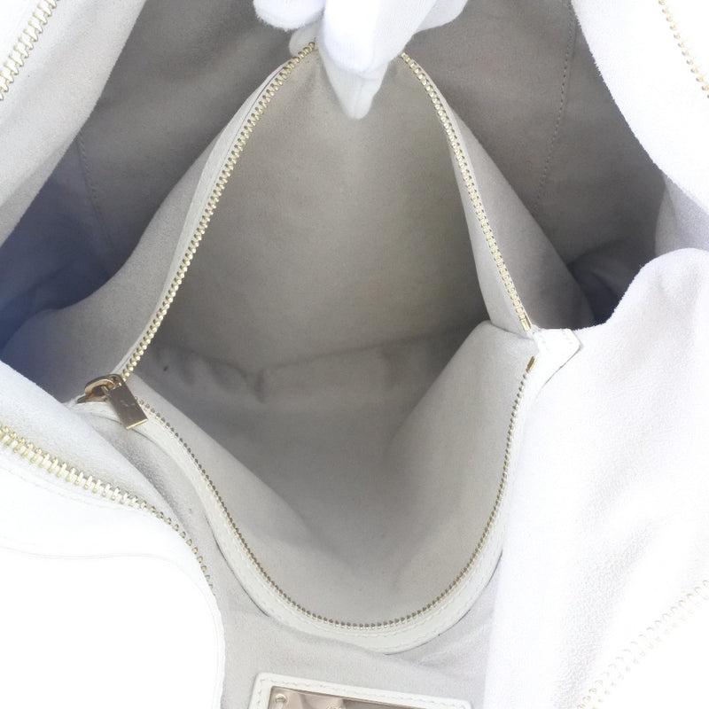 [JIMMY CHOO] Jimmy Choo 
 Shoulder bag 
 Leather x Python White Fastener Ladies