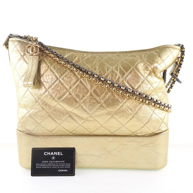 CHANEL】シャネル ガブリエル ドゥ シャネル ショルダーバッグ ホーボーバッグ ココマーク A93824 カーフ ゴールド 斜め掛け –  KYOTO NISHIKINO