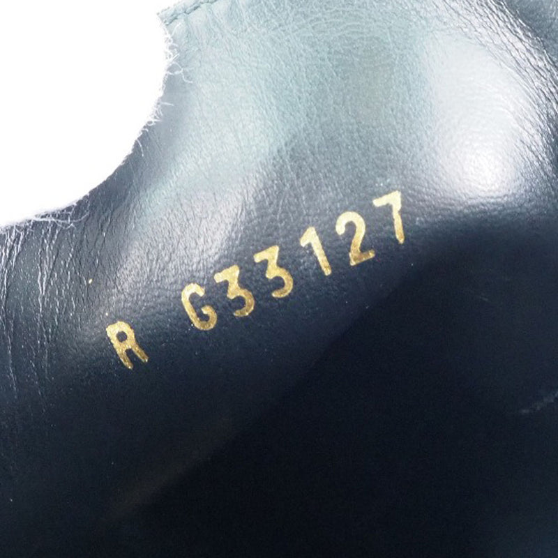 [香奈儿]香奈儿 
 Cocomark靴子 
 蕾丝-UP G33127 Velor Black Coco Mark Ladies S等级