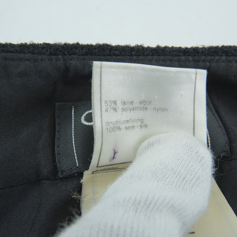 [Chanel] Chanel 
 falda 
 P18107V10311 lana x nylon gris brote damas