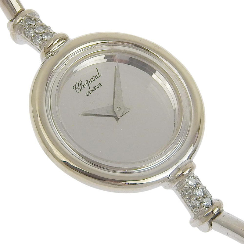 【Chopard】ショパール
 腕時計
 ラウンド G30171 K18ホワイトゴールド×ダイヤモンド シルバー 手巻き シルバー文字盤 レディース