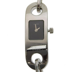 GUCCI】グッチ 腕時計 6100L ステンレススチール シルバー クオーツ