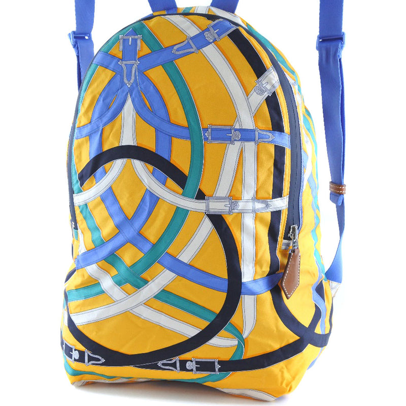 【HERMES】エルメス
 エアシルクバックパック リュック・デイパック
 071922CK シルク×キャンバス Air silk backpack ユニセックスAランク