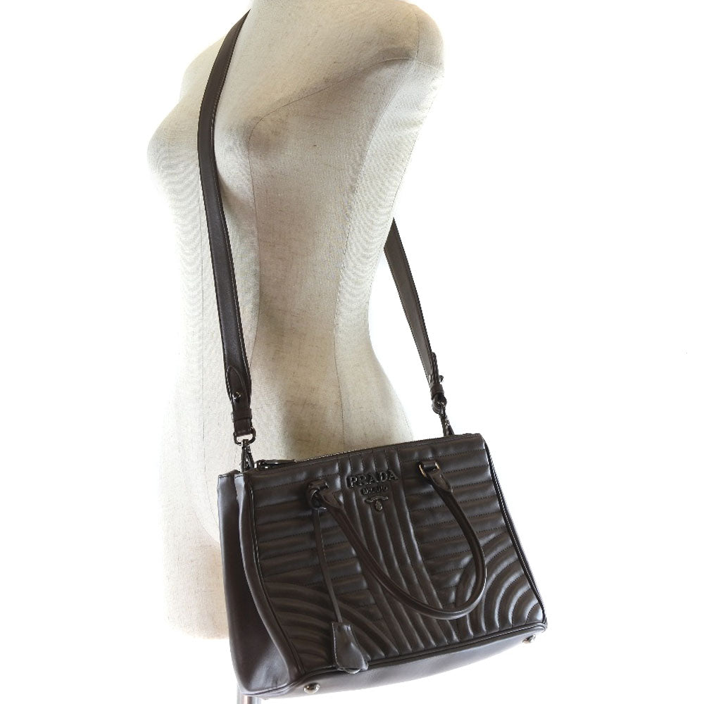 PRADA プラダ SOFT CALF IMPUM ハンド/ショルダー 2way PRADA プラダ SOFT CALF IMPUM ハンド/ショルダー 2way