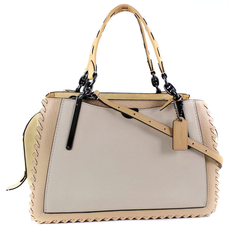 Coach Coach Dreamer 36 69613 Handbag Suede x Calf Beige Tea Ladies Handbag A rank KYOTO NISHIKINO