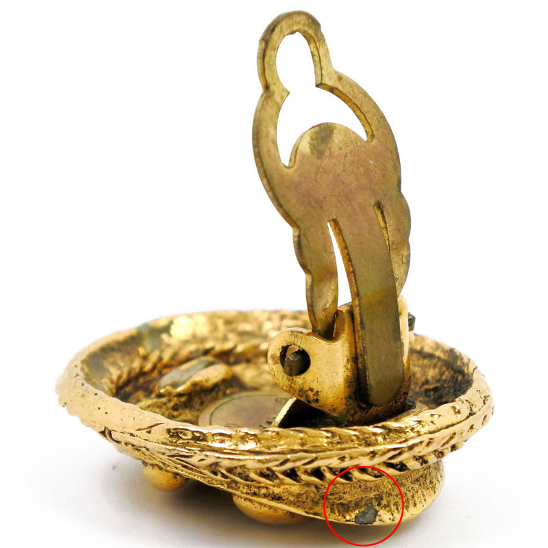 [샤넬] 샤넬 귀걸이 COCO Mark 빈티지 골드 도금 약. 15.8G 숙녀