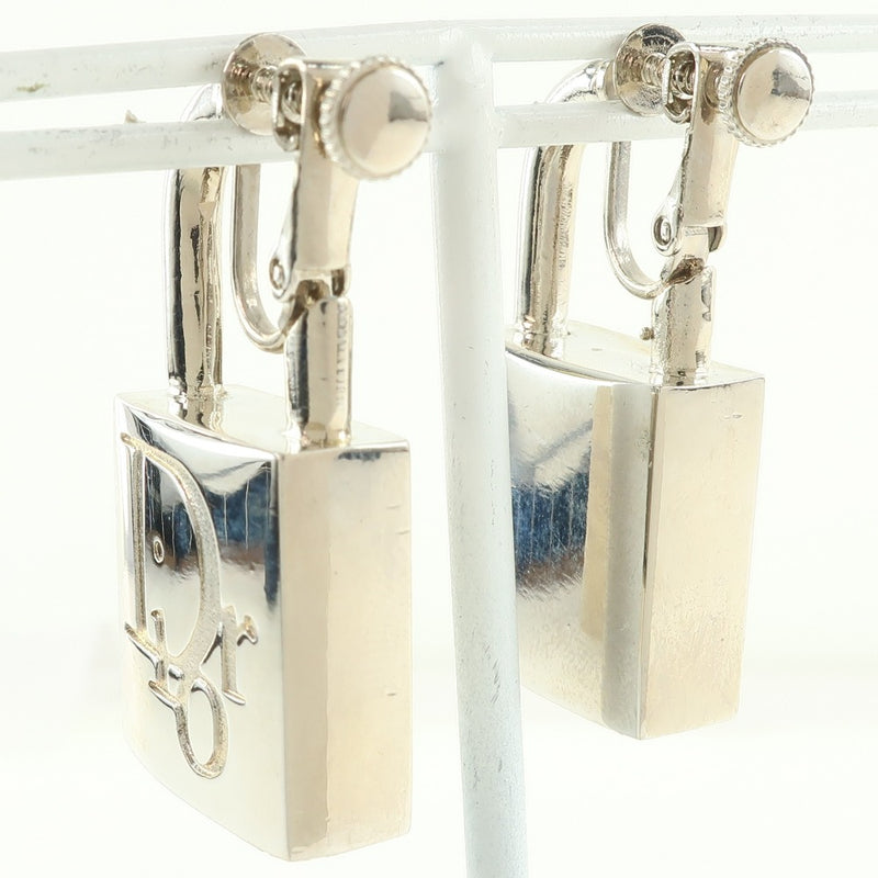 [dior]克里斯蒂安·迪奥（Christian Dior） 
 耳环 
 卡德纳图案x金属材料银色大约25.9克女士A级