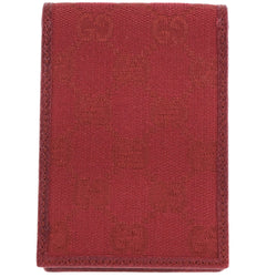 [GUCCI] Gucci 
 pocket book 
 04317 GG Canvas Red Unisex A+Rank
