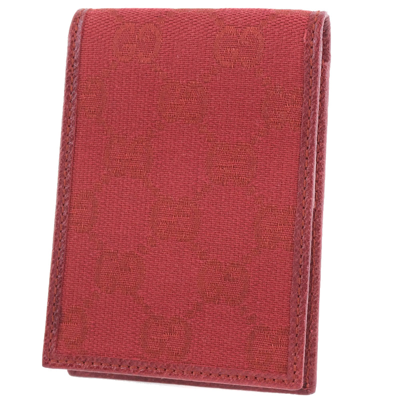 [Gucci] Gucci 
 libro de bolsillo 
 04317 GG Canvas Red Unisex A+Rank