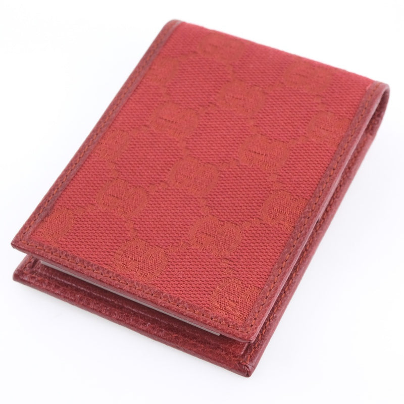 [GUCCI] Gucci 
 pocket book 
 04317 GG Canvas Red Unisex A+Rank