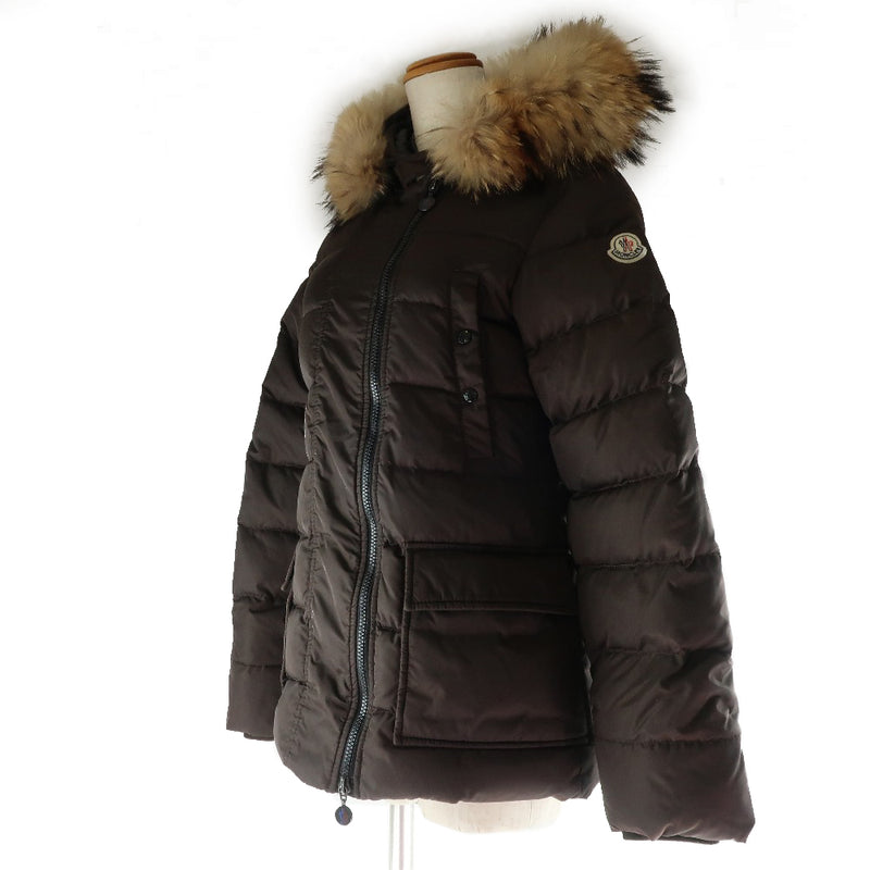 [MONCLER] Moncler 
 Down coat down jacket 
 Nylon Dark Brown Down COAT Ladies