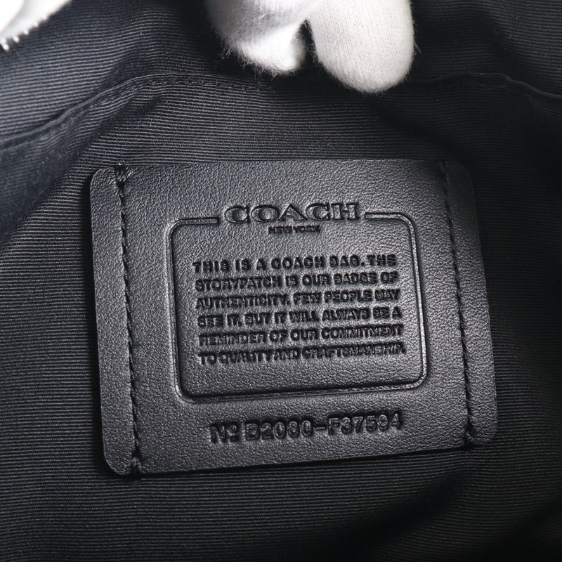 【COACH】コーチ
 グラハム ウエストバッグ
 ユーティリティ F37594 カーフ 黒 ファスナー Graham メンズSランク