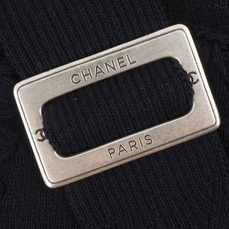 [Chanel] Chanel 
 Camiseta sin mangas de punto de verano 
 P25213 Damas de punto de verano negros de algodón un rango