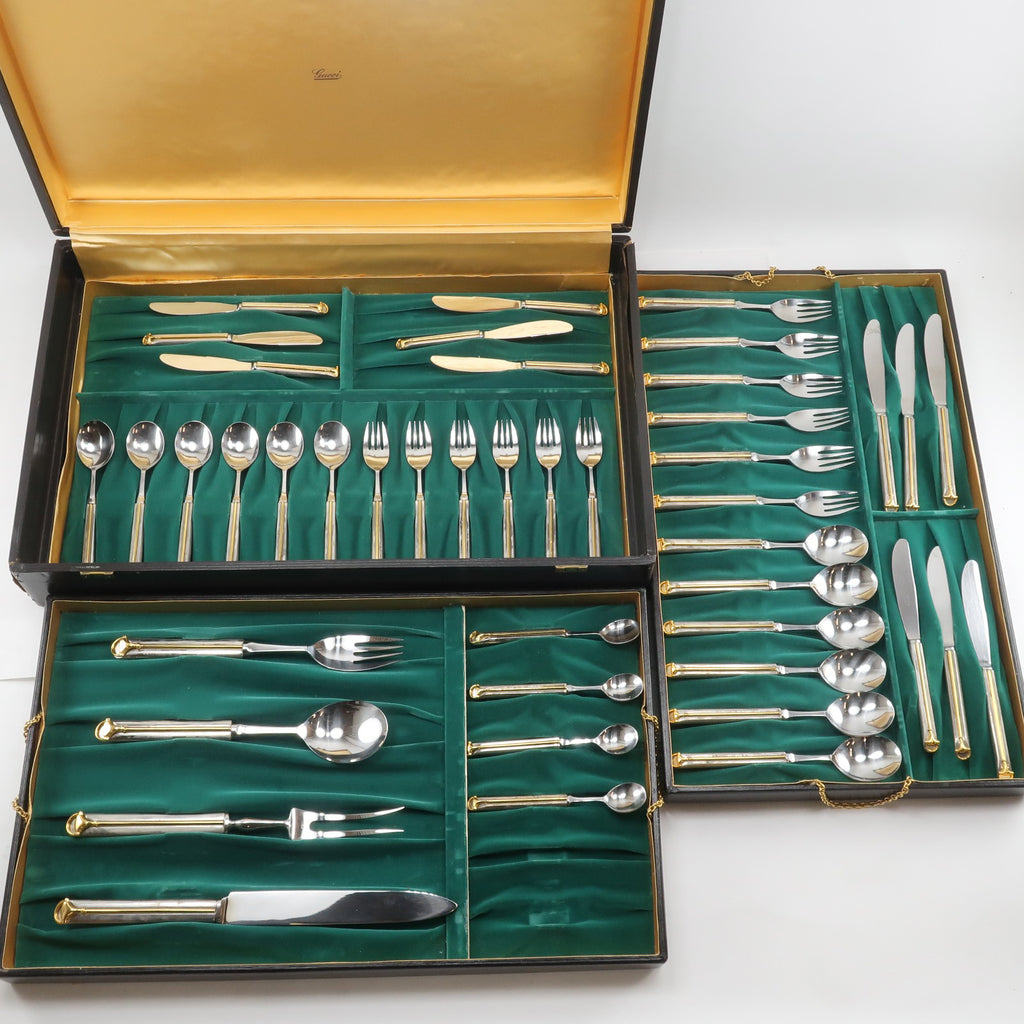 GUCCI　グッチ　ホースビット　カトラリー　スプーンセット　ヴィンテージ GUCCIグッチホースビットカトラリースプーンセットヴィンテージ