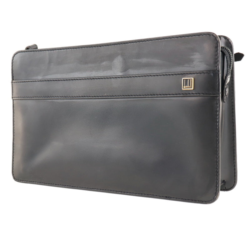 [Dunhill] Dunhill 
 Second bag 
 Calf Black Fastener Men's